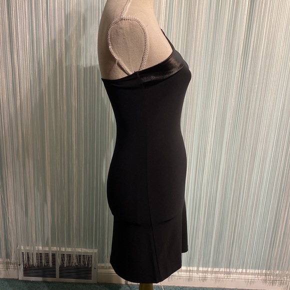 Black One Shoulder Mini Dress Size Small - Picture 9 of 17